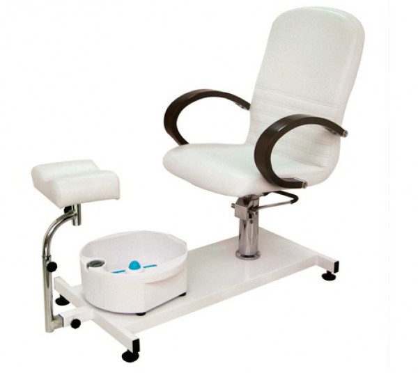 Fauteuil de pédicure Astra : Équipé d'un bain de pieds et d'un repose-pieds Fauteuil de pédicure Astra : Équipé d'un bain de pieds et d'un repose-pieds